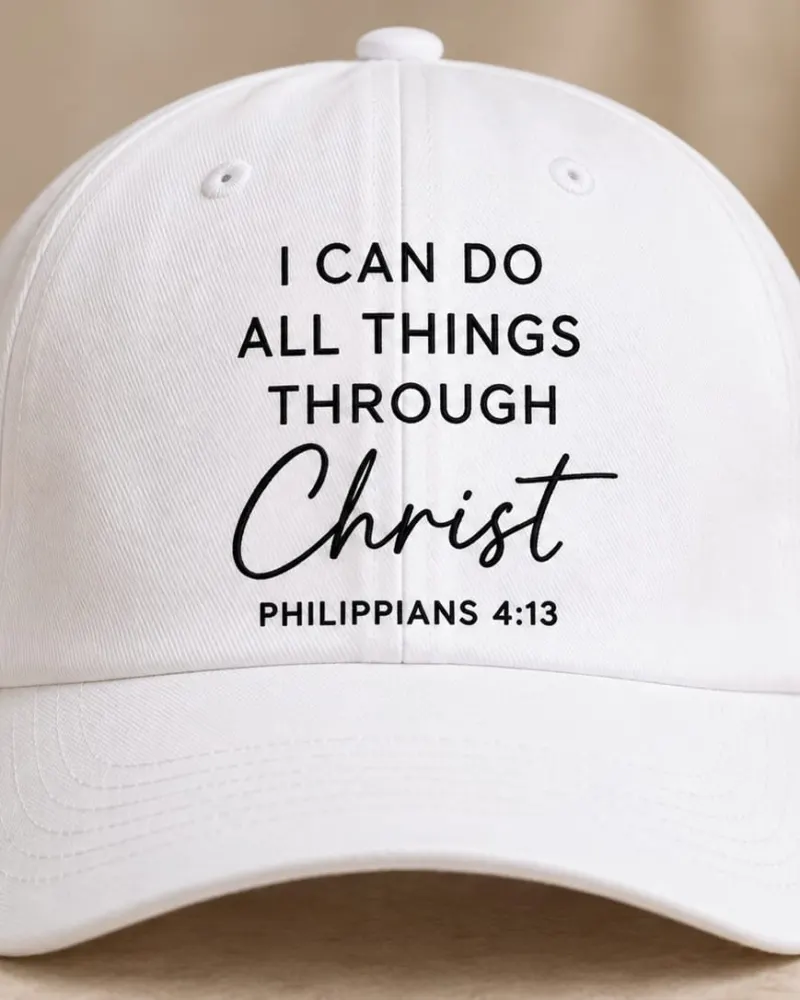 I Can Do All Things Through Christ Cap